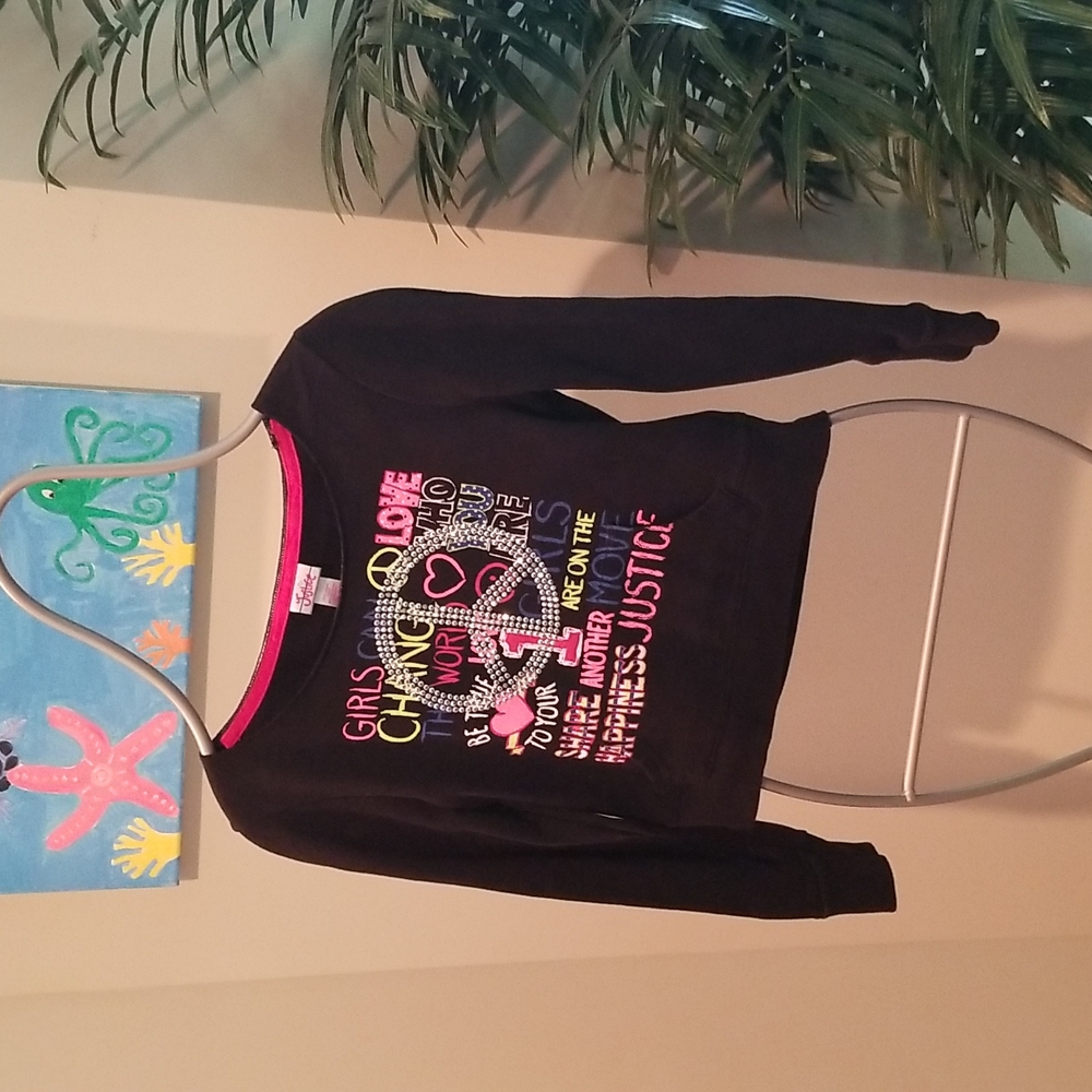 ❤️5for$12 Justice sweatshirt girls size 7